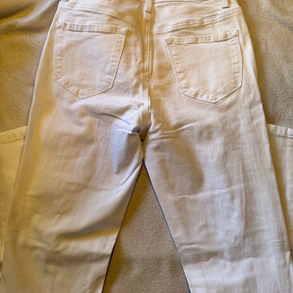 High Rise Distressed Skinny Jeans